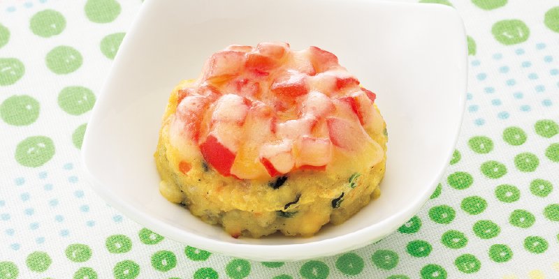 トマトチーズハンバーグ